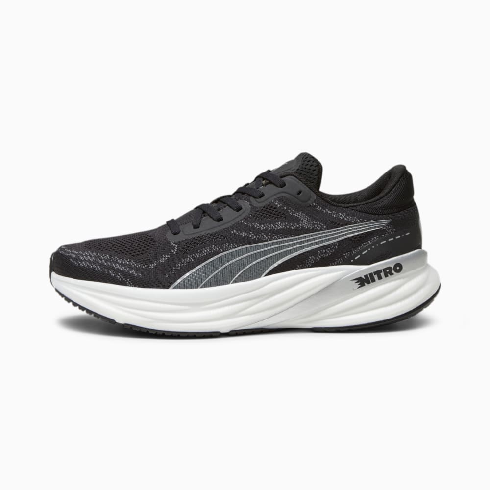Зображення Puma Кросівки Magnify NITRO 2 Men's Running Shoes #1: Puma Black-Puma White-Puma Silver