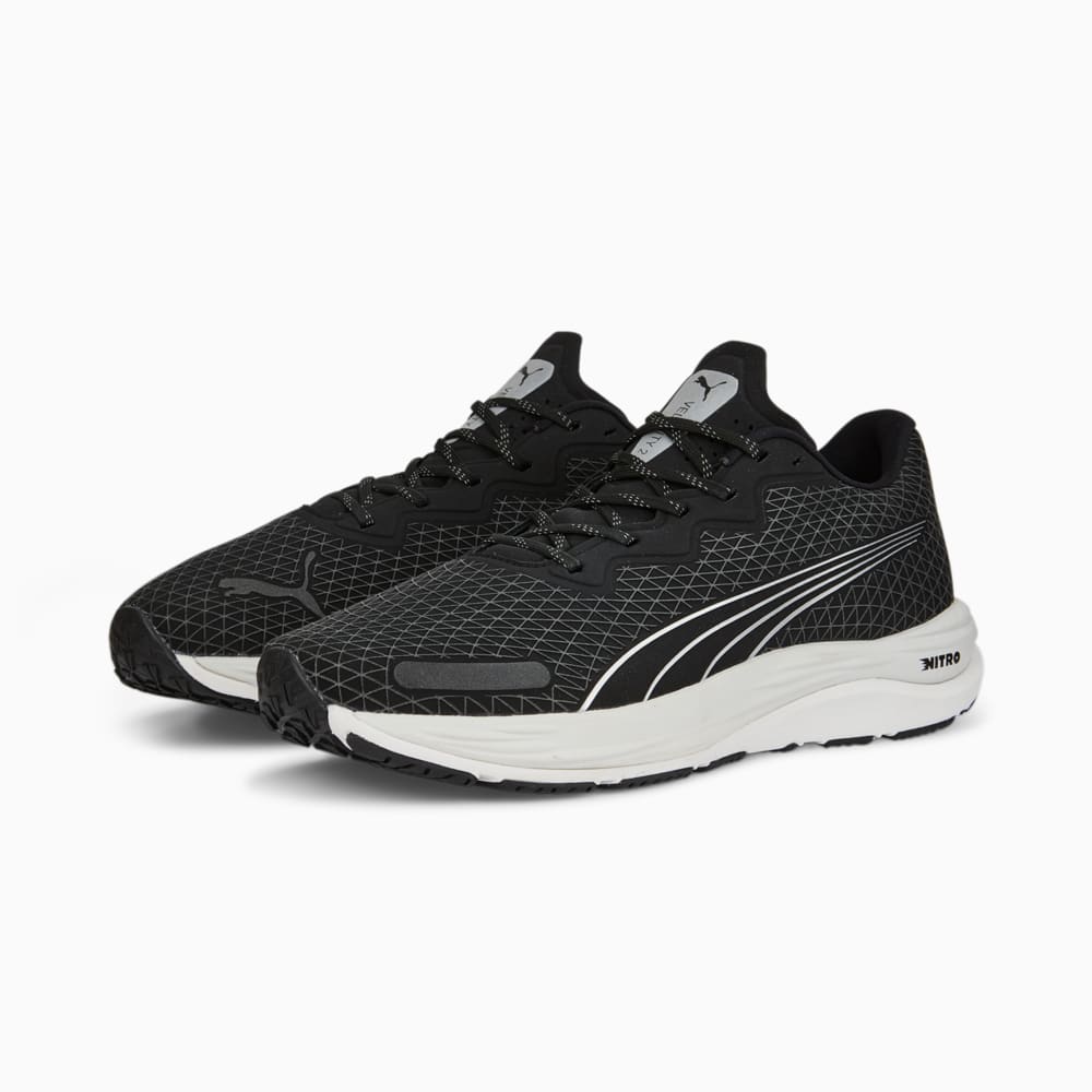 Изображение Puma Кроссовки Velocity NITRO 2 WTR Running Shoes Men #2: Puma Black-Nimbus Cloud