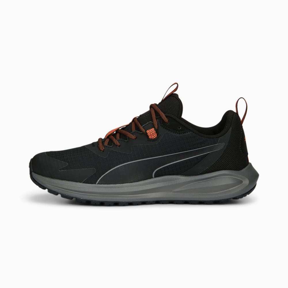 Зображення Puma Кросівки Twitch Runner Trail Running Shoes #1: PUMA Black-Chili Powder