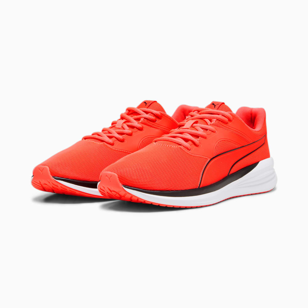 Puma orange deals running shoes