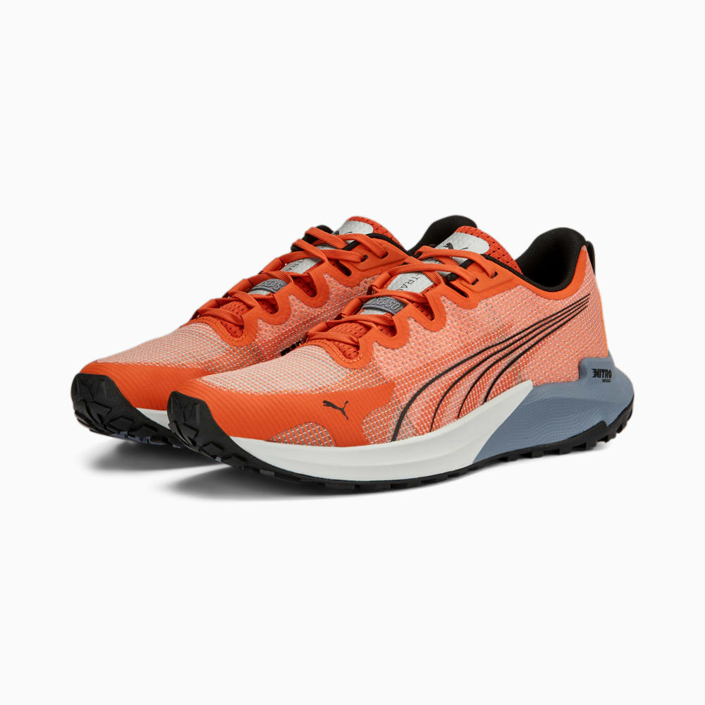 Fast Trac NITRO Running Shoes Men 110 Orange Chili Powder PUMA Black Puma 377044 07
