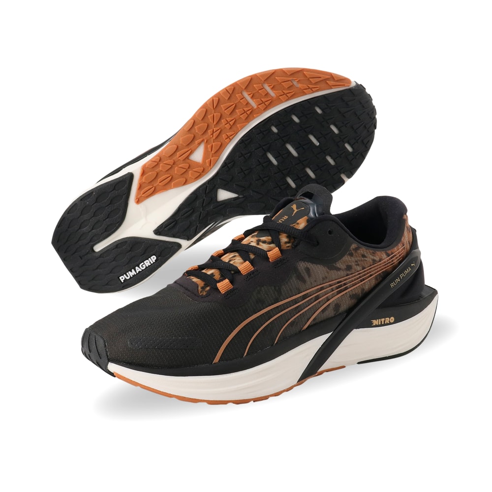 Tênis de Corrida Run XX NITRO Safari Glam Feminino | Preto | PUMA | Ref:  377350_01