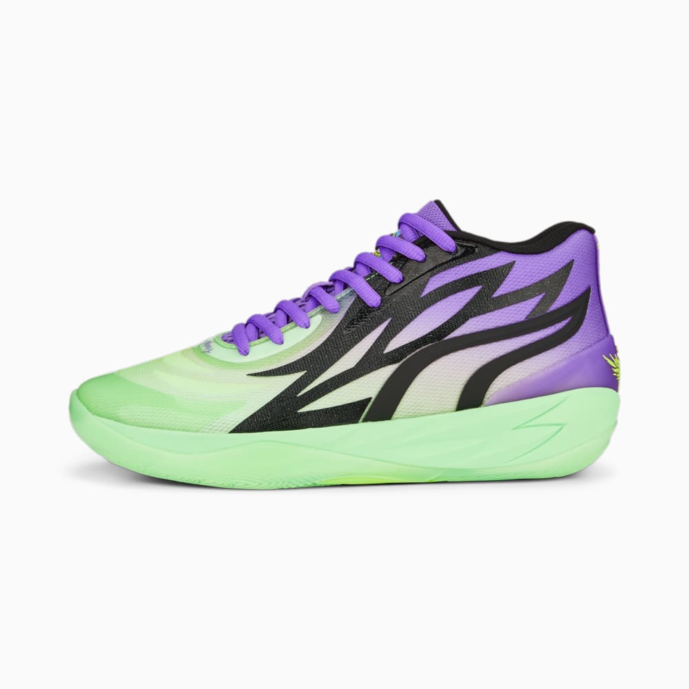 Зображення Puma Кросівки PUMA x RICK AND MORTY MB.02 Basketball Shoes #1: Safety Yellow-Elektro Green