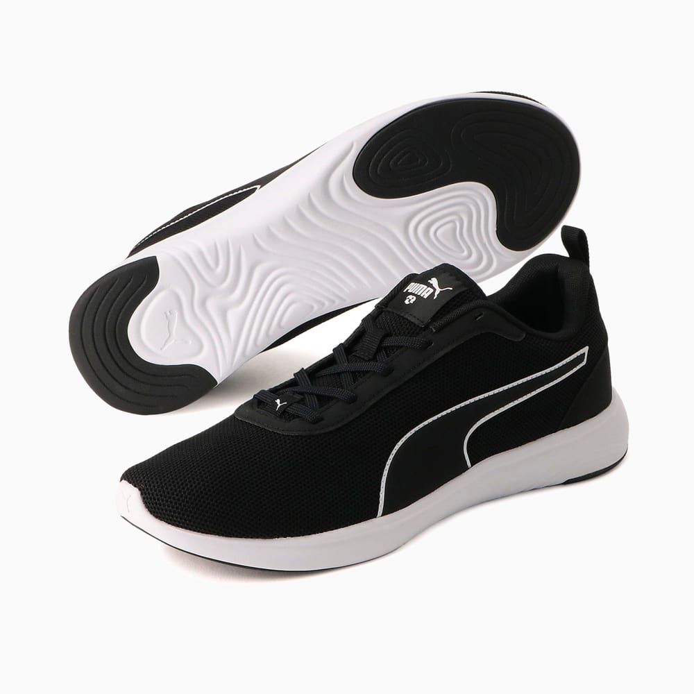 SOFTRIDE Vital Fresh Better Running Shoes 10 Black Puma Black Puma White Puma 377440 03