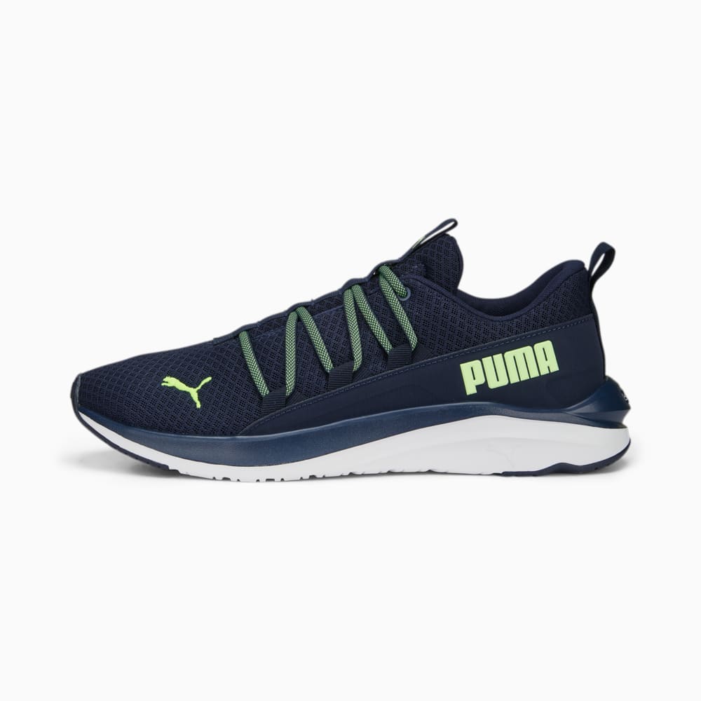 Зображення Puma Кросівки Softride One4all Running Shoes Men #1: PUMA Navy-Fast Yellow-PUMA White