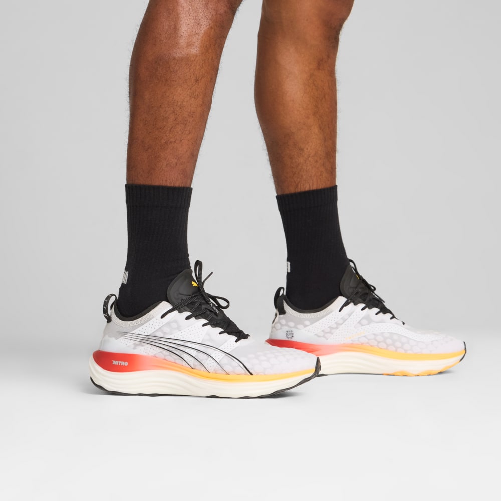 Зображення Puma Кросівки ForeverRun NITRO Running Shoes Men #2: PUMA White-Sun Stream-Sunset Glow