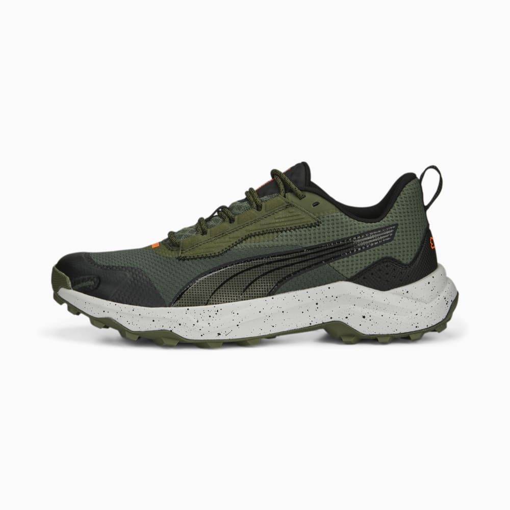 Изображение Puma Кроссовки Obstruct Profoam Running Shoes #1: Green Moss-PUMA Black-Ultra Orange