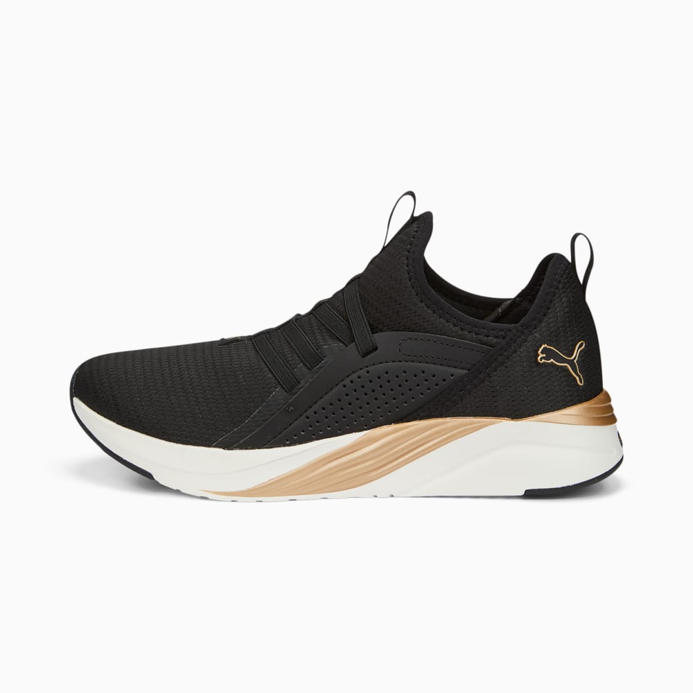 Зображення Puma Кросівки Soft ride Sophia 2 Running Shoes Women #2: PUMA Black-PUMA Gold-Warm White