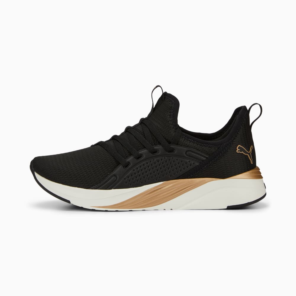 Зображення Puma Кросівки Soft ride Sophia 2 Running Shoes Women #1: PUMA Black-PUMA Gold-Warm White