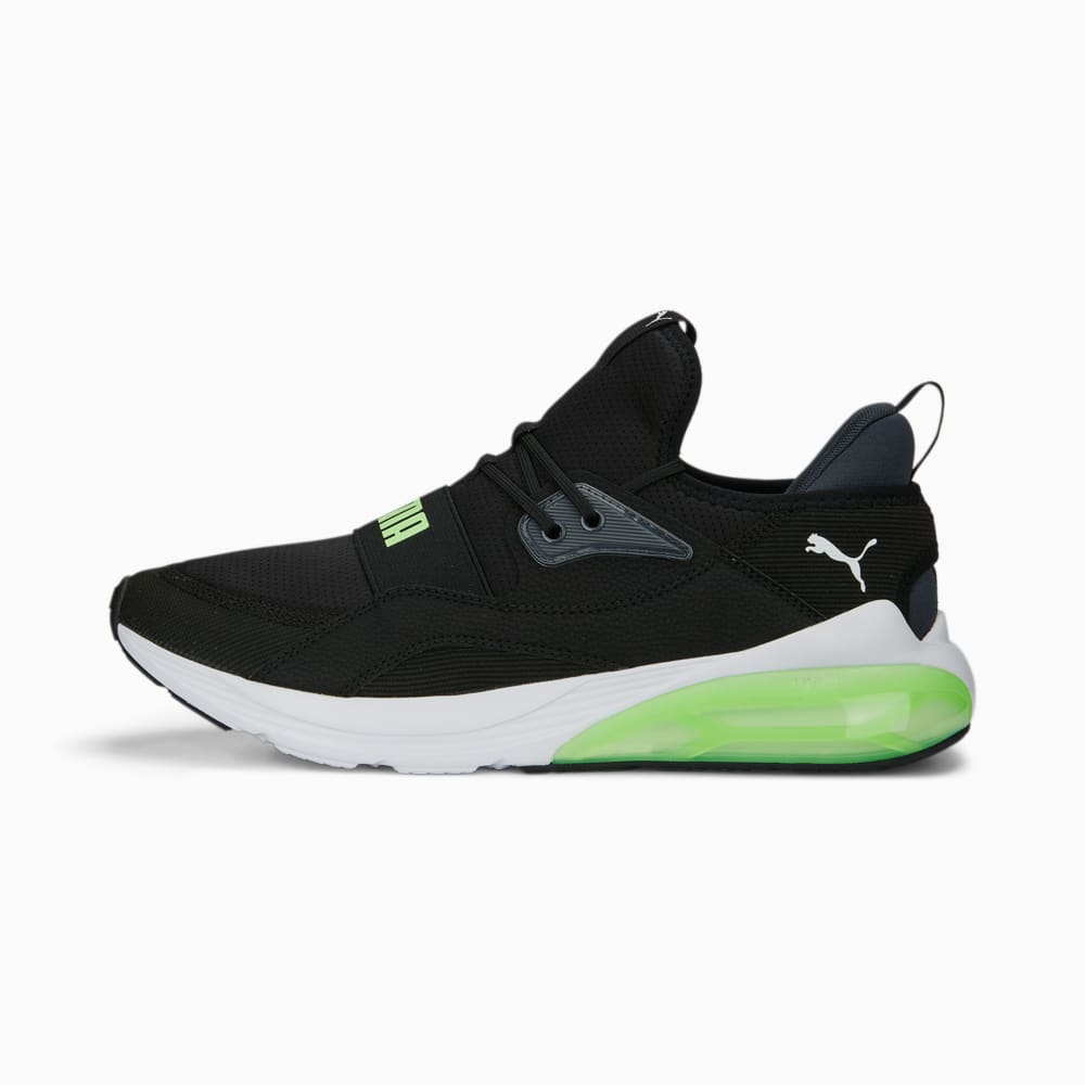 Изображение Puma Кроссовки Cell Vive Intake Running Shoes #1: PUMA Black-Strong Gray-Fizzy Lime