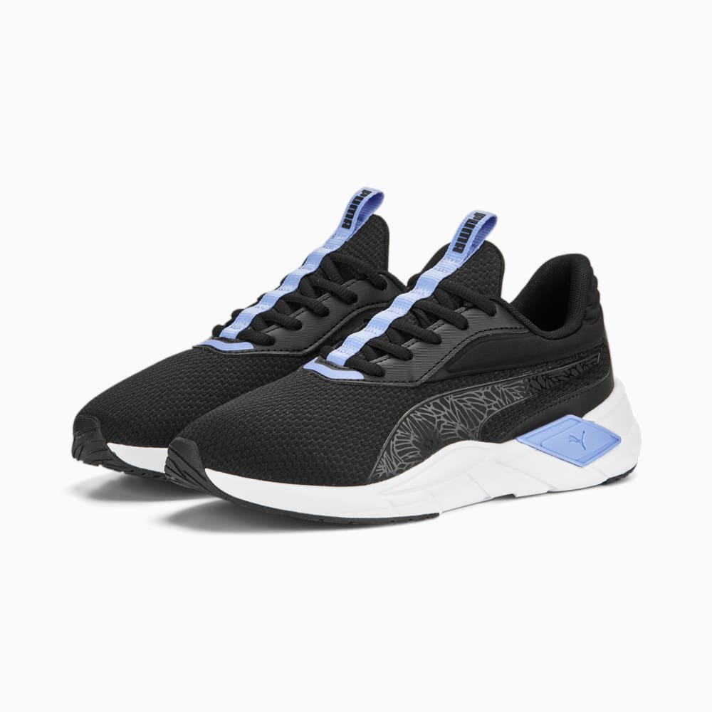 Изображение Puma Кроссовки Lex Nova Shine Running Shoes Women #2: PUMA Black-Elektro Purple-PUMA White