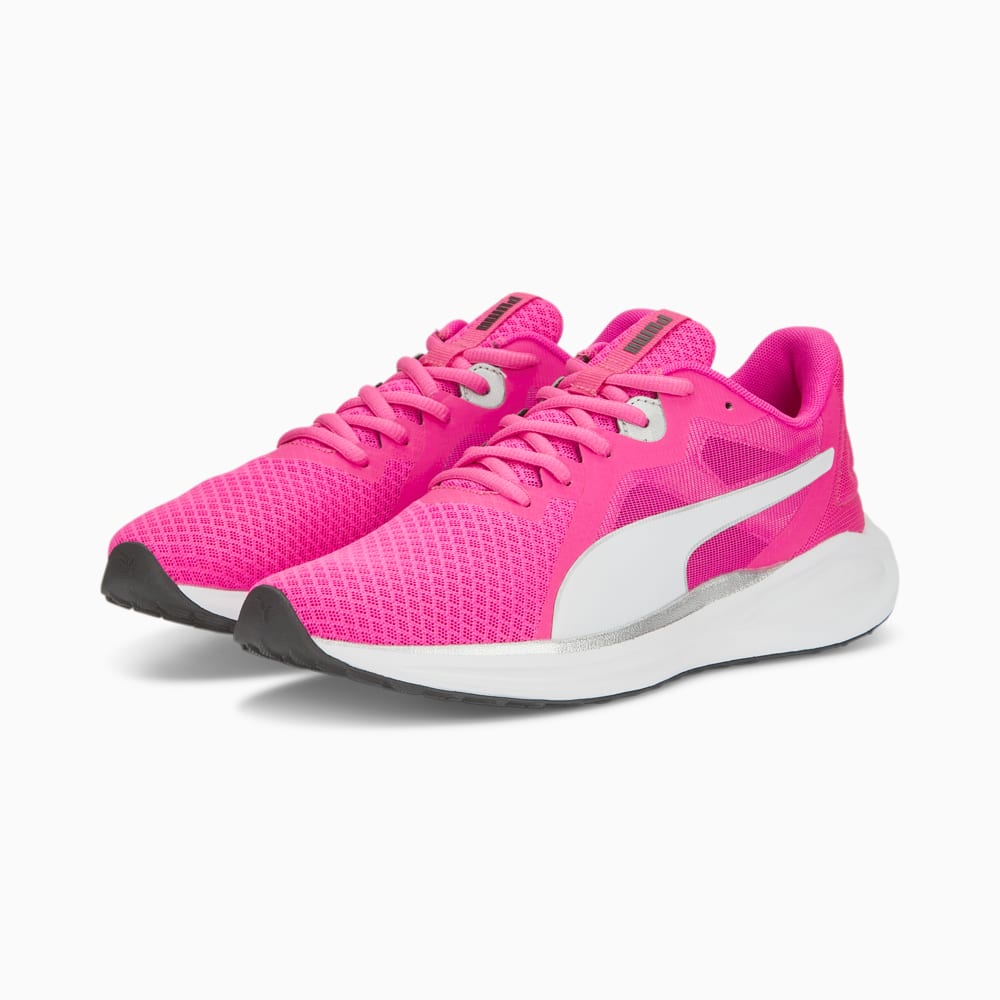 Изображение Puma Кроссовки Twitch Runner Fresh Running Shoes #2: Ravish-PUMA White-PUMA Black