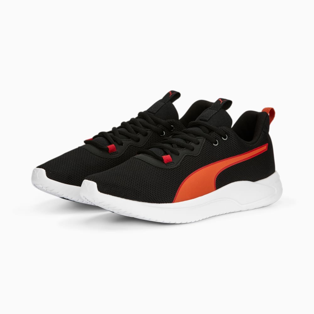 Puma black and new arrivals red running shoes
