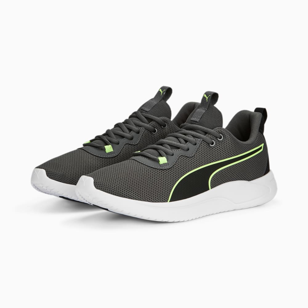 Изображение Puma Кроссовки Resolve Modern Weave Running Shoes #2: Cool Dark Gray-PUMA Black-Fast Yellow