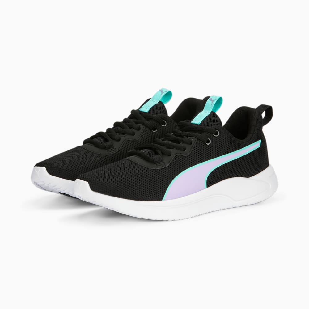 Зображення Puma Кросівки Resolve Modern Weave Running Shoes #2: PUMA Black-Vivid Violet-Electric Peppermint