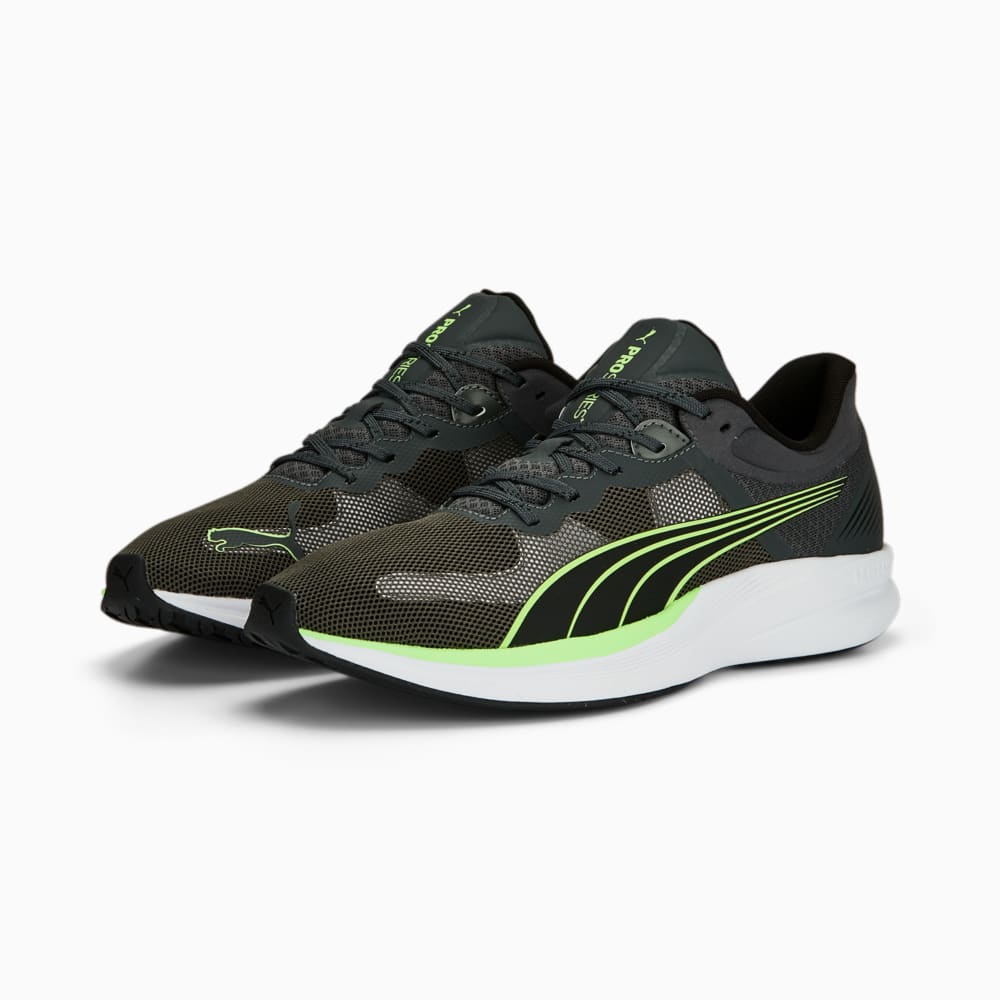 Изображение Puma Кроссовки Redeem Profoam Running Shoes #2: Shadow Gray-PUMA Black-Fizzy Lime