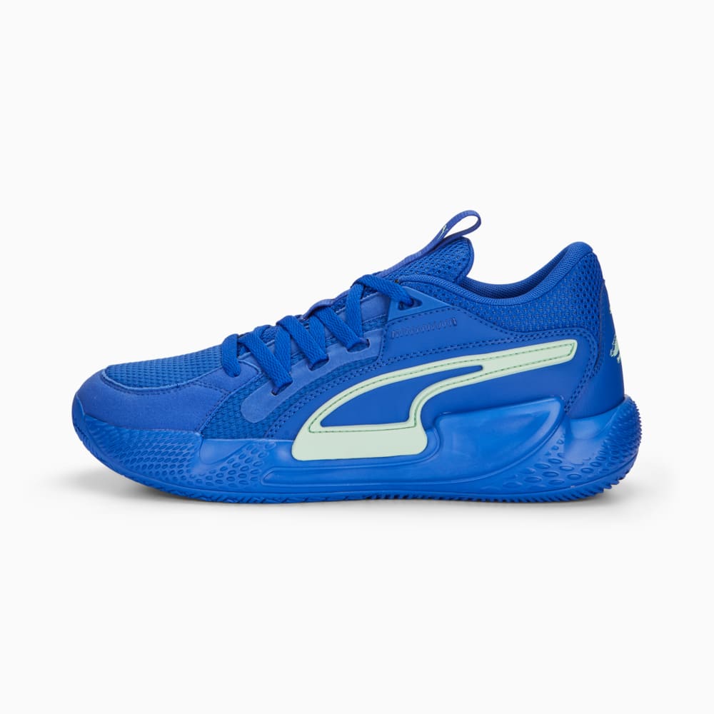 Изображение Puma Кроссовки Court Rider Chaos Slash Basketball Shoes #1: Royal Sapphire-Minty Burst