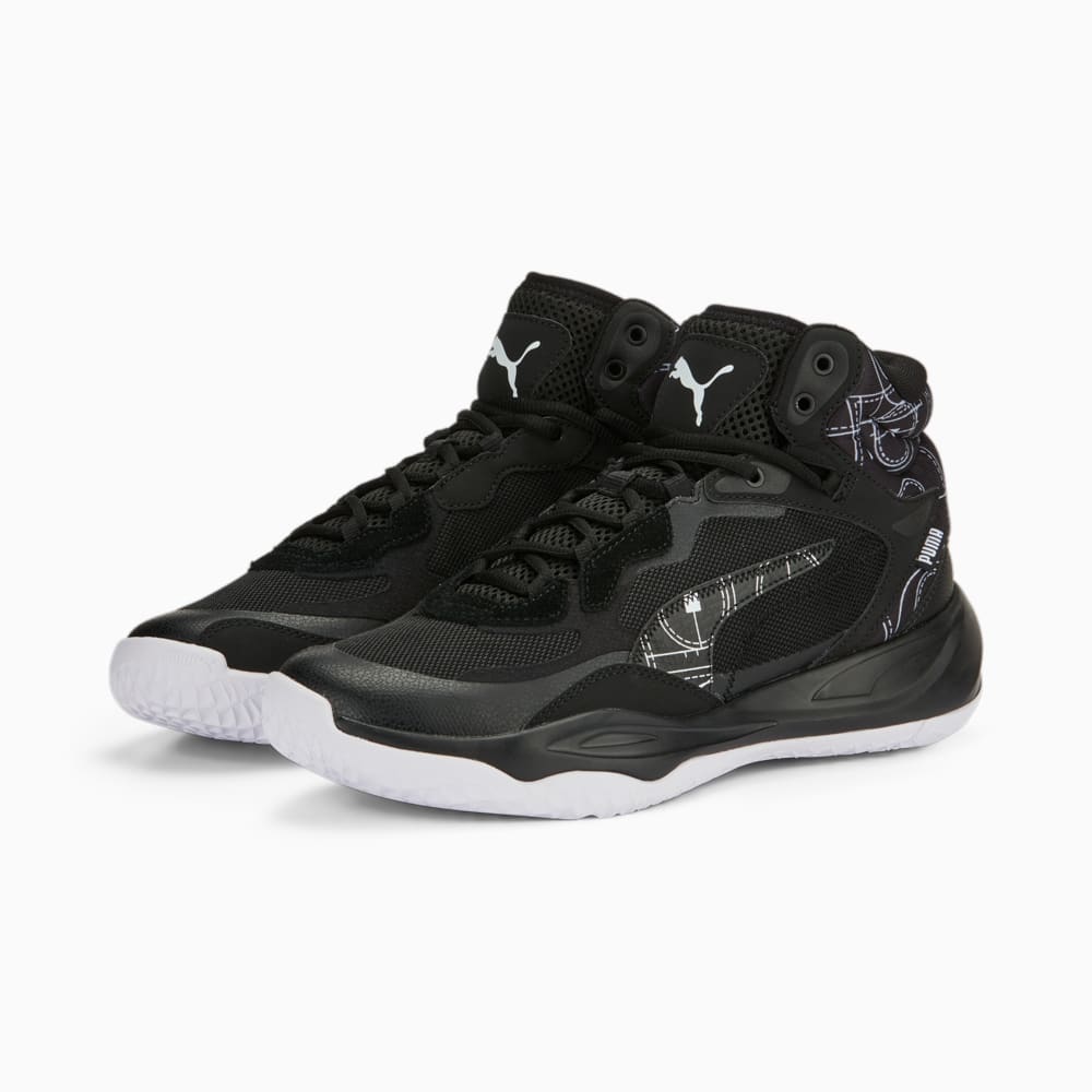 Image Puma Playmaker Pro Mid Courtside Basketball Shoes #2
