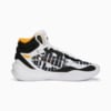 Изображение Puma Кроссовки Playmaker Pro Mid Block Party Basketball Shoes #5: PUMA White-Clementine