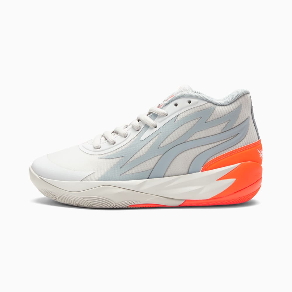 Изображение Puma Кроссовки MB.02 Basketball Shoes #1: Platinum Gray-Ultra Orange