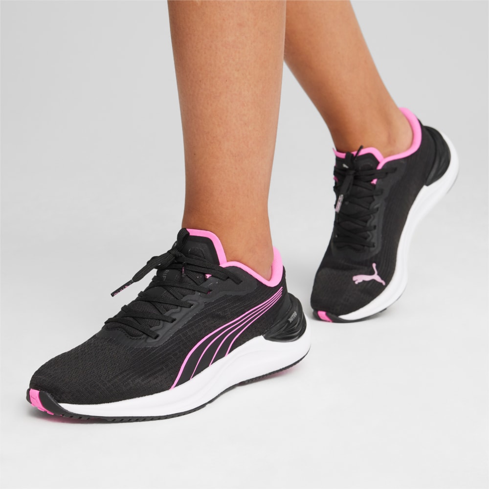 Изображение Puma Кроссовки Electrify NITRO 3 Women's Running Shoes #2: PUMA Black-Poison Pink