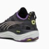 Изображение Puma Кроссовки ForeverRun NITRO WTR Women’s Running Shoes #3: PUMA Black-Purple Pop-Yellow Burst