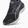 Изображение Puma Кроссовки ForeverRun NITRO WTR Women’s Running Shoes #6: PUMA Black-Purple Pop-Yellow Burst