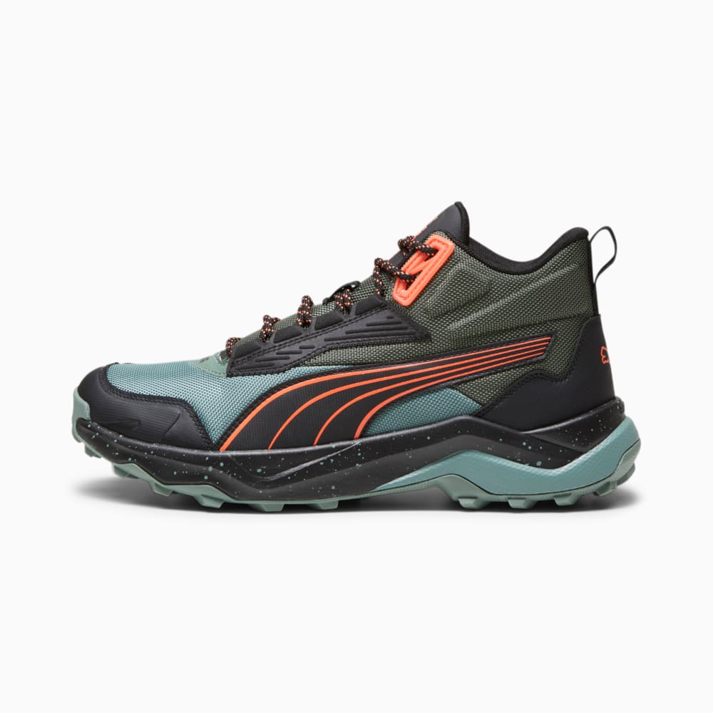 Obstruct Pro Mid Trail Shoes | Green | Puma | Sku: 378689_02