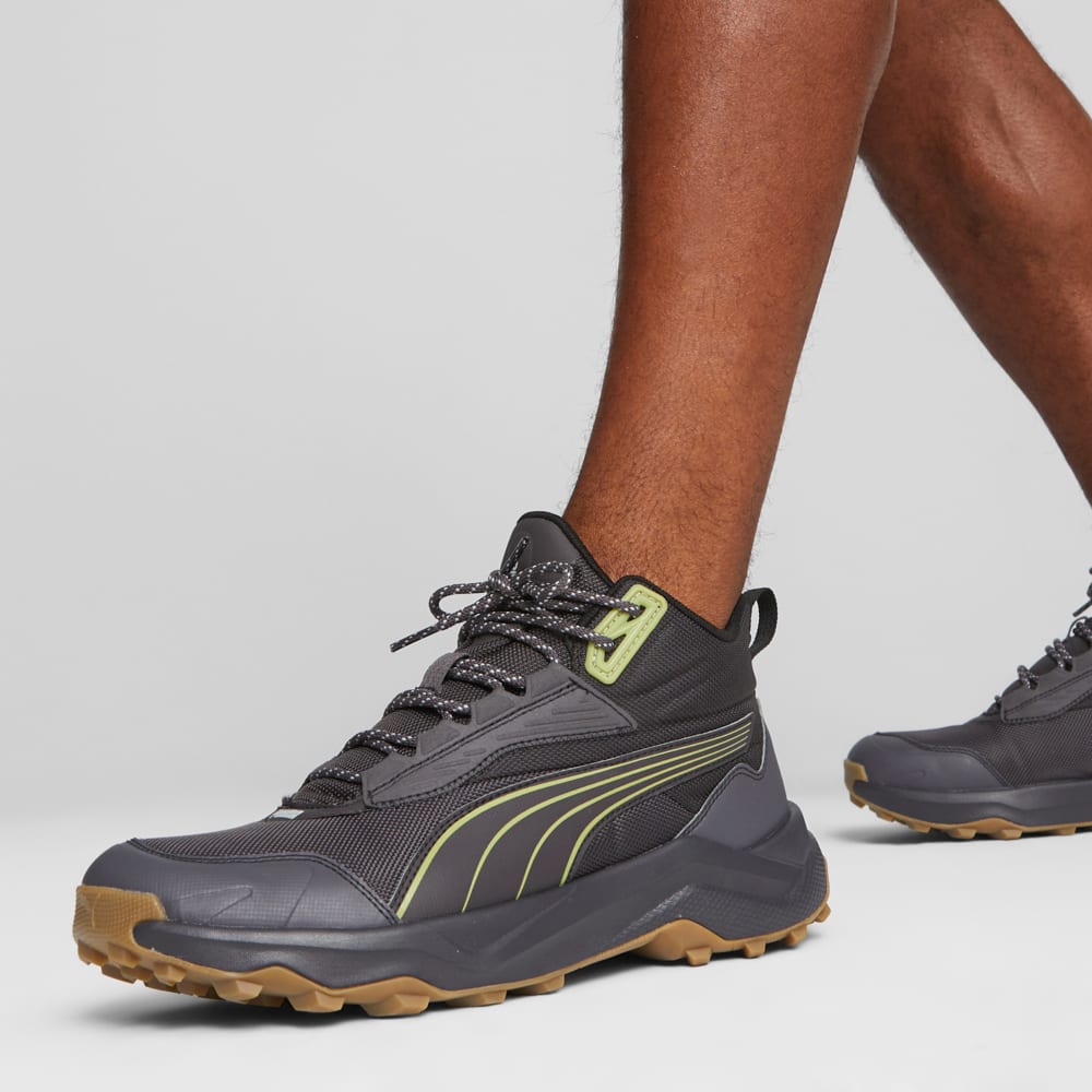 Зображення Puma Кросівки Obstruct Pro Mid Trail Shoes #2: Dark Coal-Gum-Kiwi Green