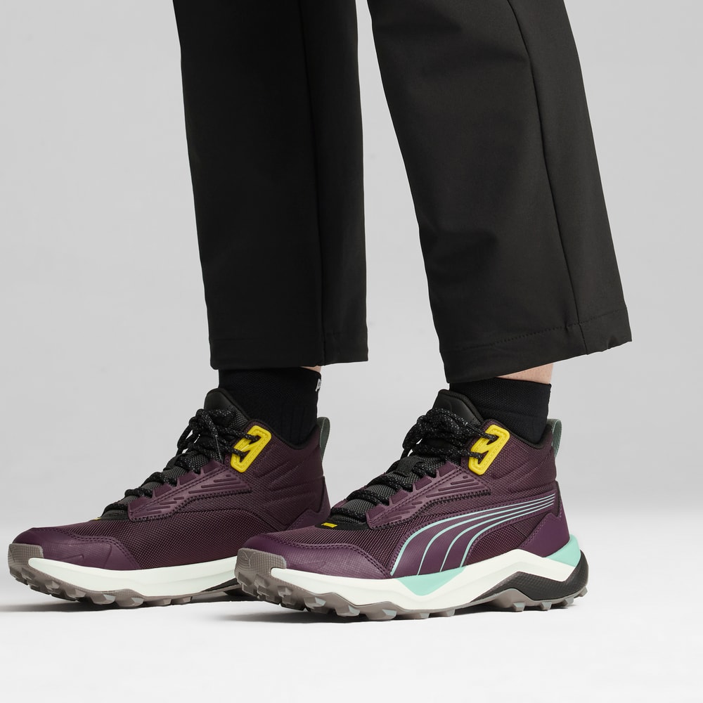 Зображення Puma Кросівки Obstruct Pro Mid Trail Shoes #2: Midnight Plum-Green Fog