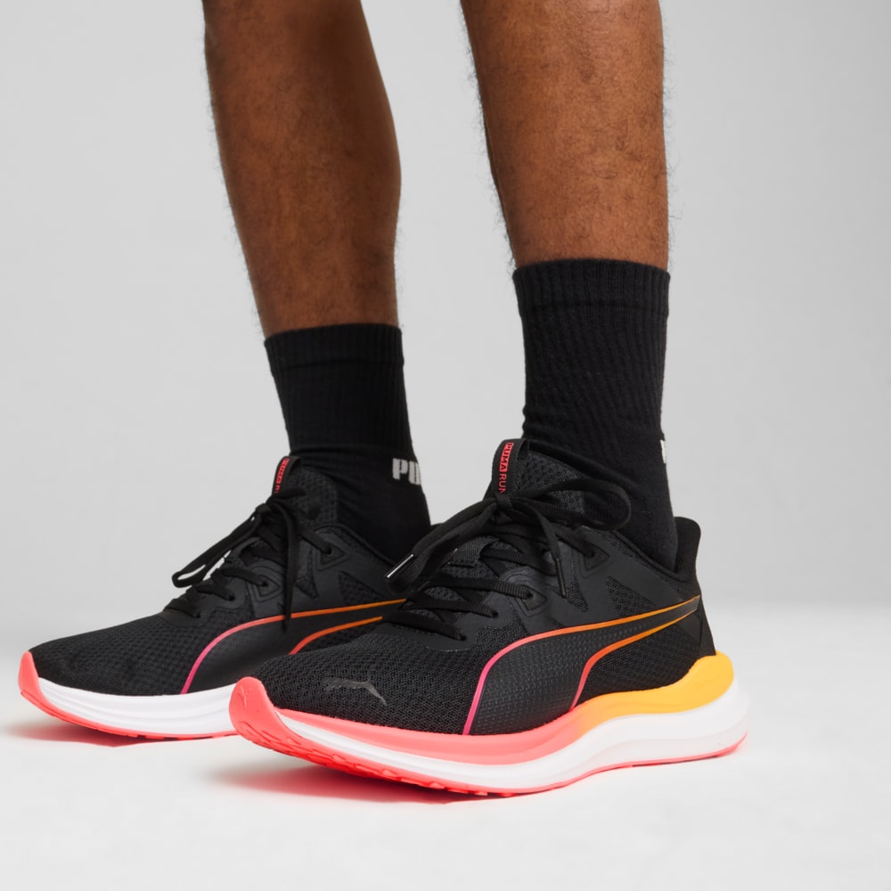 Зображення Puma Кросівки Reflect Lite Running Shoes #2: Puma Black-Sun Stream