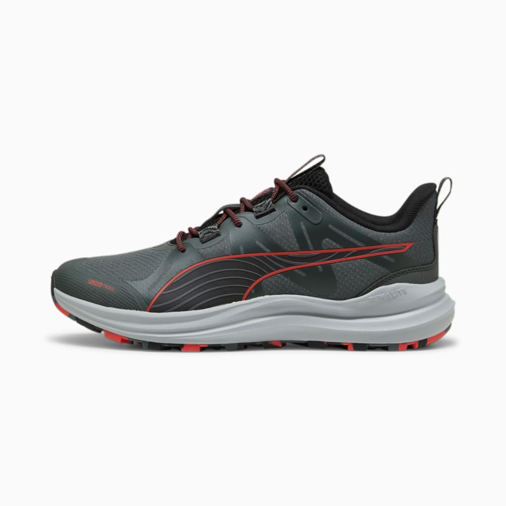 Зображення Puma Кросівки Reflect Lite Trailrunning Shoes #1: Mineral Gray-PUMA Black-Active Red