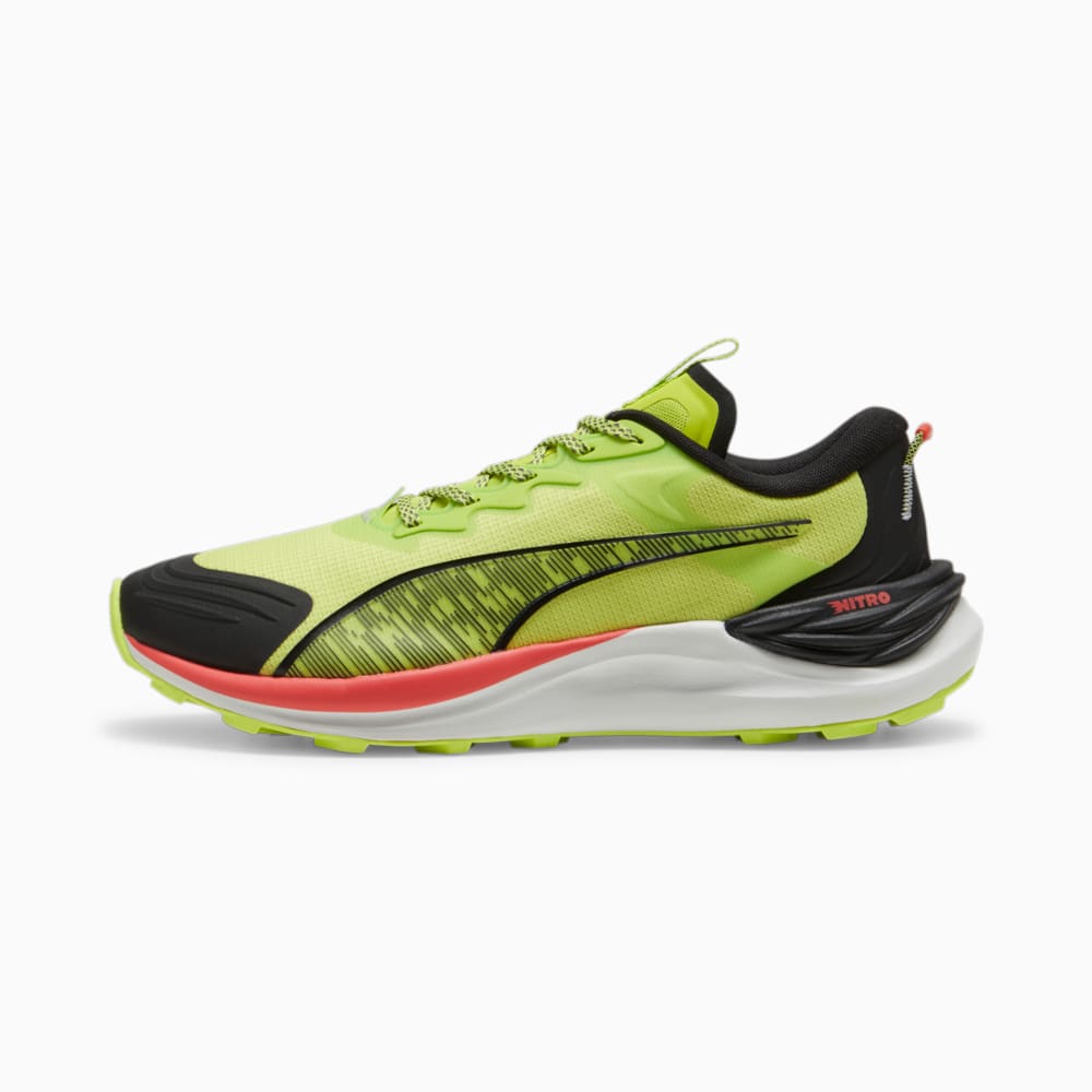 Изображение Puma Кроссовки Electrify NITRO™ Men's Trail Running Shoes #1: Lime Pow-PUMA Black-Active Red
