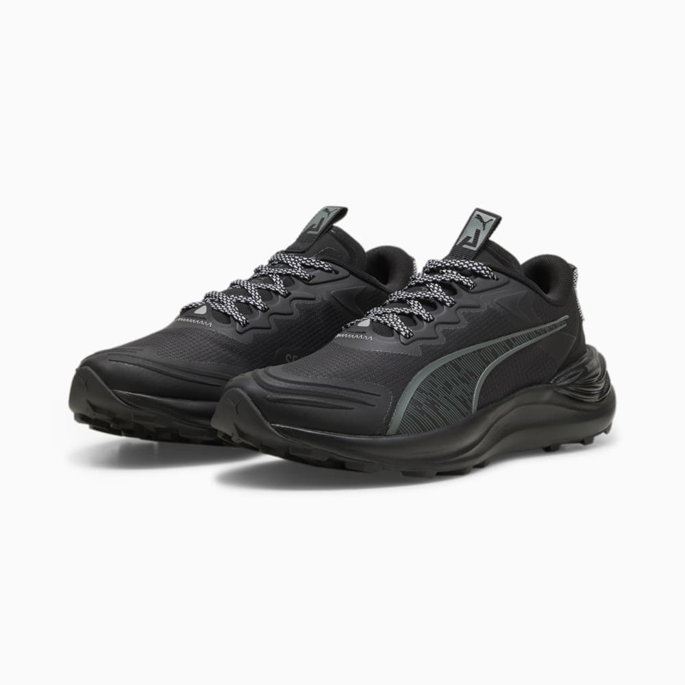 Изображение Puma Кроссовки Electrify NITRO™ Women's Trail Running Shoes #2: PUMA Black-PUMA Black-Mineral Gray