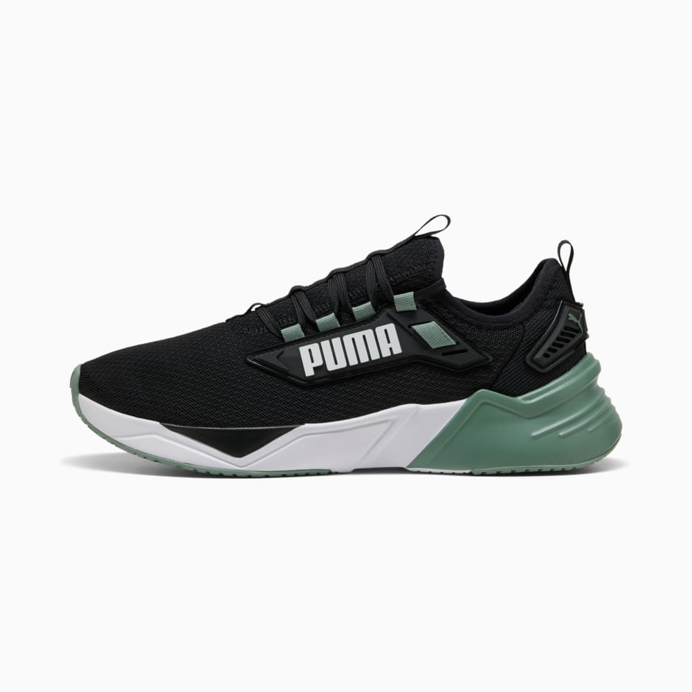 Изображение Puma Кроссовки Retaliate 3 Running Shoes Unisex #1: PUMA Black-Green Moon