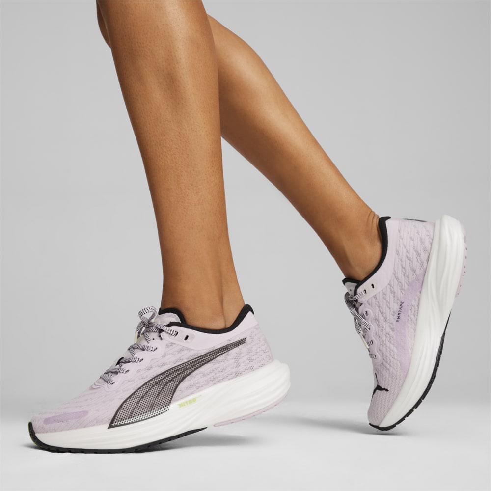 Изображение Puma Кроссовки Deviate NITRO™ 2 Women's Running Shoes #2: Grape Mist-PUMA Black-PUMA White