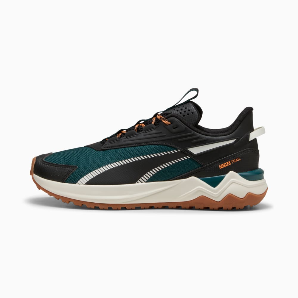 Зображення Puma Кросівки Extend Lite Trail Running Shoes #1: Green Terrain-PUMA Black-Heat Fire