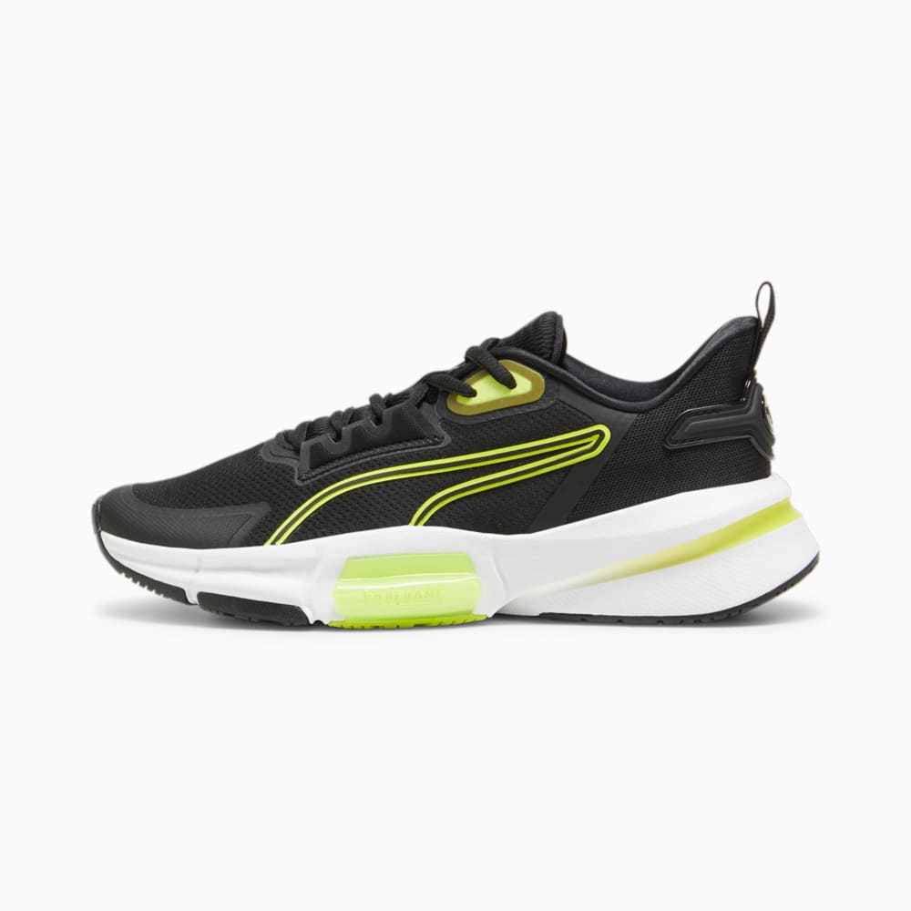 Зображення Puma Кросівки PWRFrame TR 3 Women's Training Shoes #1: PUMA Black-Lime Pow-PUMA White