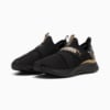 Изображение Puma Кроссовки SOFTRIDE Harmony Slip Feline Women's Running Shoe #2: PUMA Black-PUMA Gold