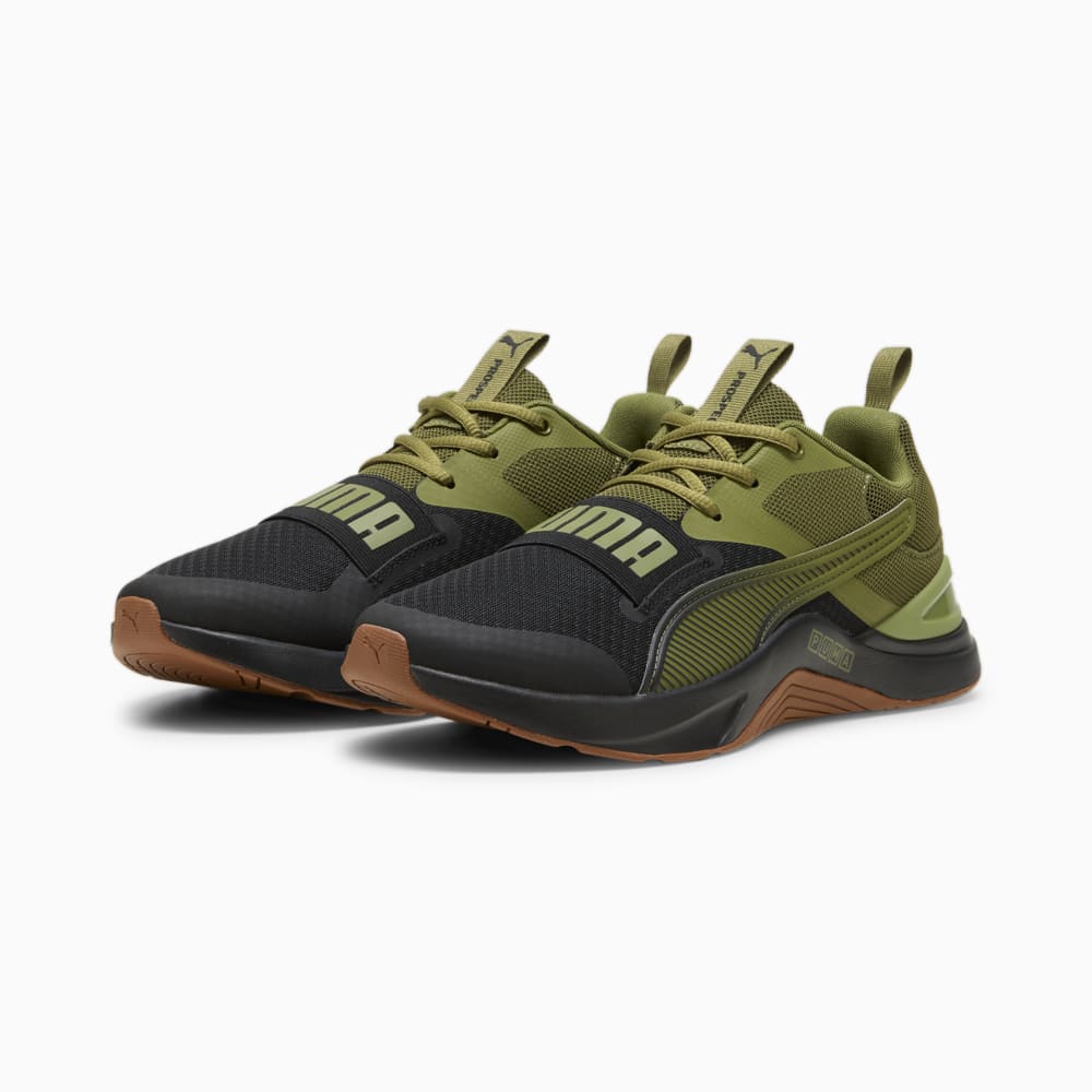 Изображение Puma Кроссовки Prospect Neo Force Training Shoes #2: PUMA Black-Olive Green-Teak