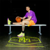 Изображение Puma Кроссовки MB.03 Spark Basketball Shoes #2: Safety Yellow-Purple Glimmer