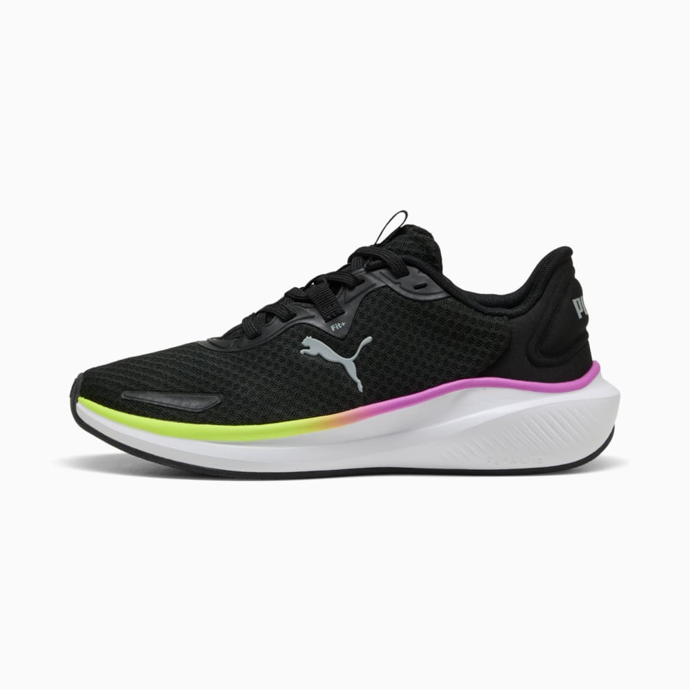Изображение Puma Кроссовки Skyrocket Lite Alt Running Shoes #1: PUMA Black-Yellow Alert-Pure Magenta