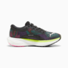 Изображение Puma Кроссовки Deviate NITRO™ 2 Women's Running Shoes #7: PUMA Black-Lime Pow-Poison Pink