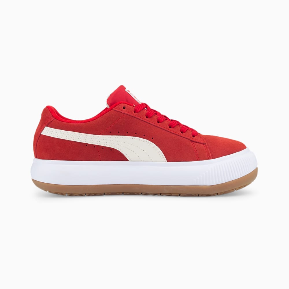 

PUMA - female - Кеды Suede Mayu Women's Trainers – High Risk Red-Puma White-Gum –, Зеленый