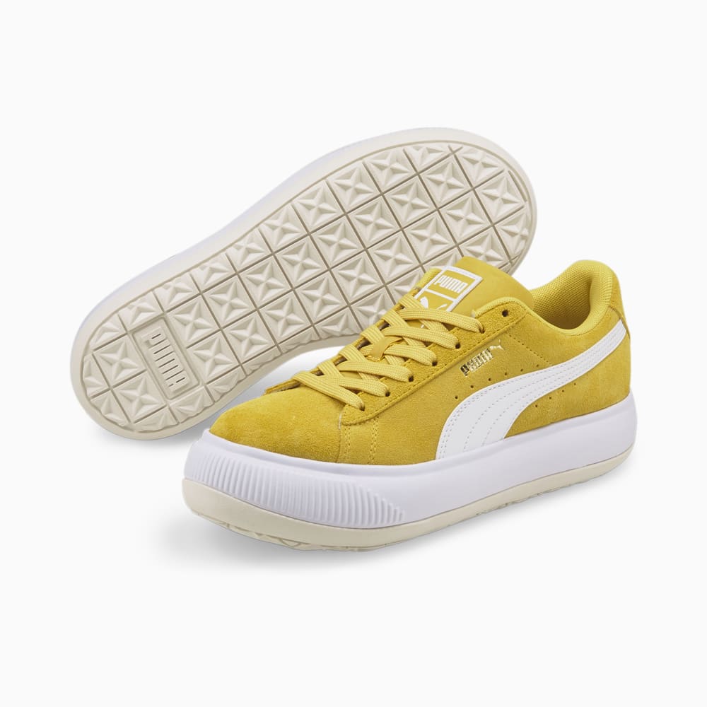 Зображення Puma Кеди Suede Mayu Women's Trainers #2: Bamboo-Puma White-Marshmallow