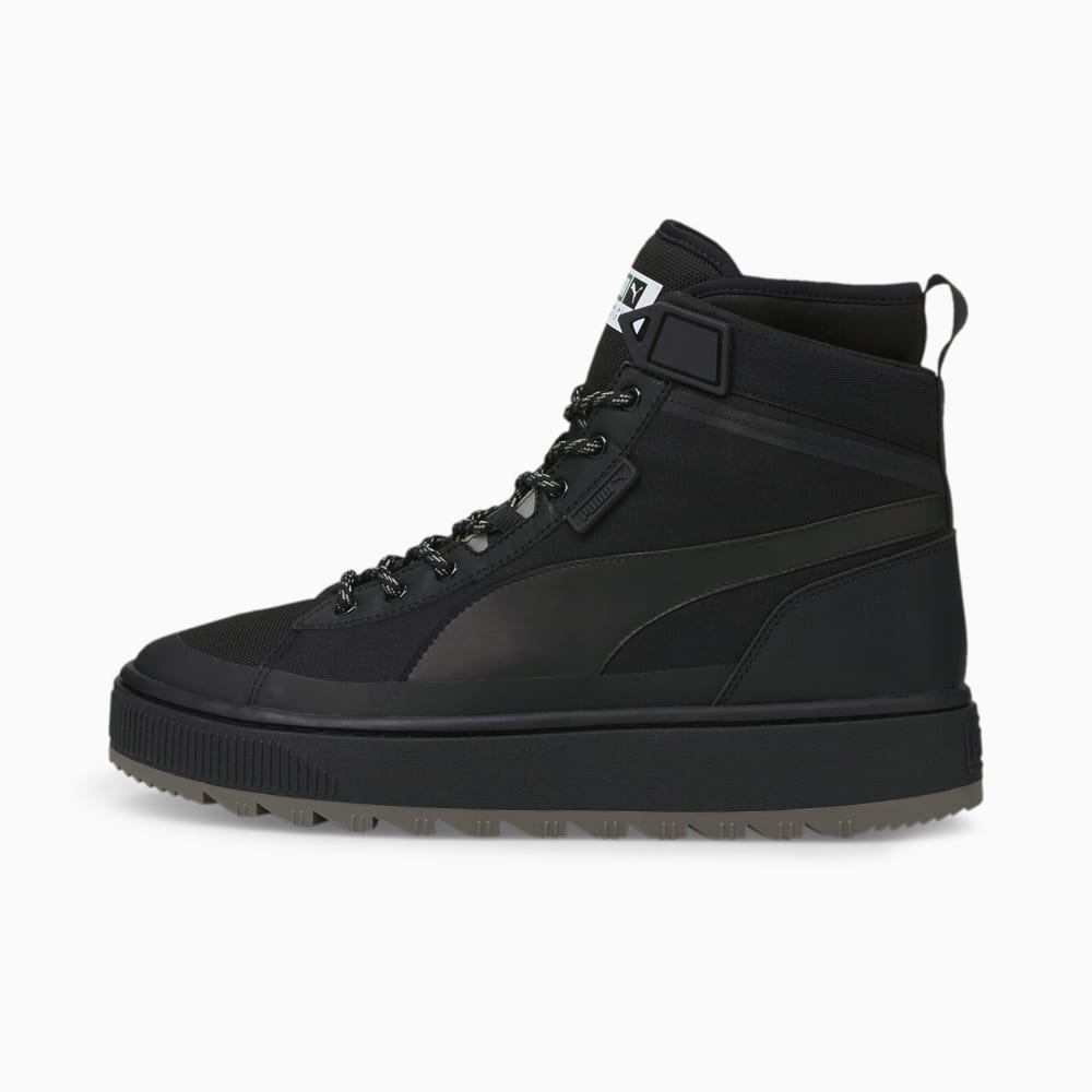 Зображення Puma Кеди Suede Winter Mid Trainers #1: Puma Black-Steeple Gray