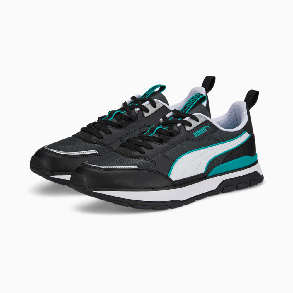 Изображение Puma Кроссовки R78 Trek Trainers #2: Puma Black-Puma White-Spectra Green