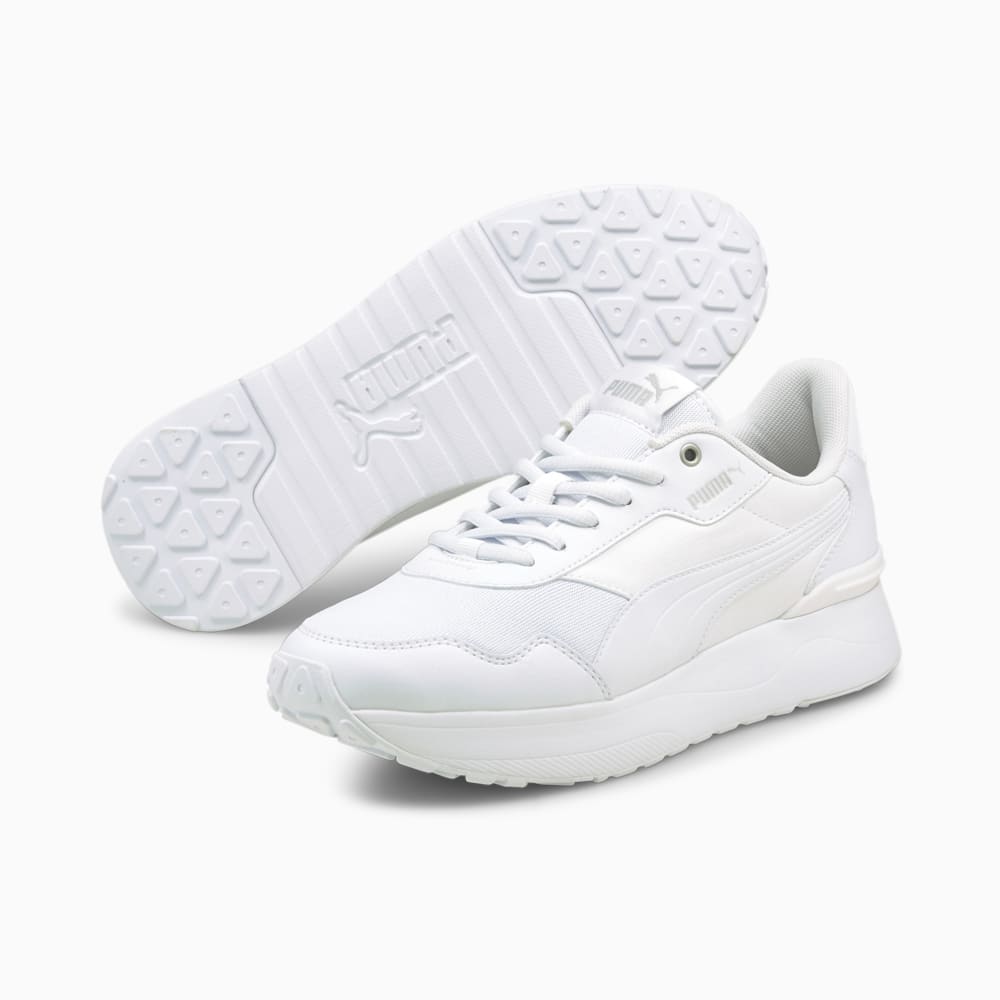 Зображення Puma Кросівки R78 Voyage Women’s Trainers #2: Puma White-Puma White-Gray Violet