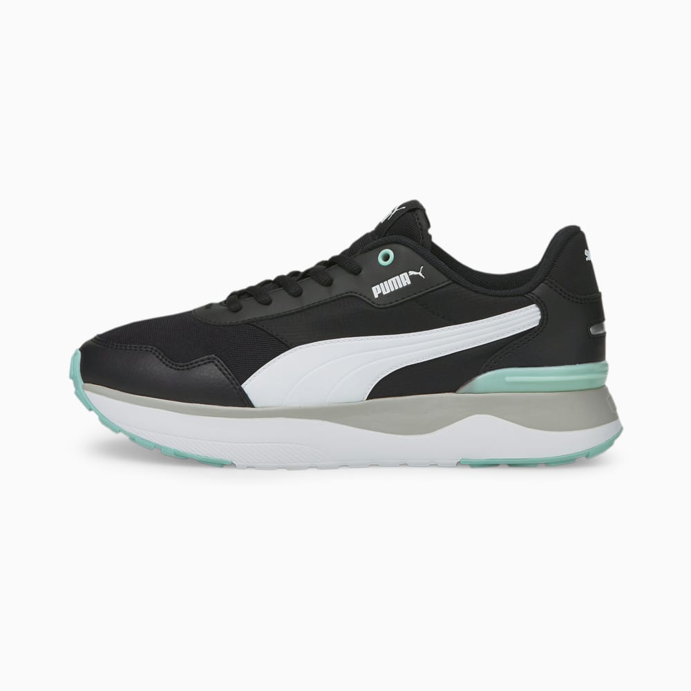 Зображення Puma Кросівки R78 Voyage Women’s Trainers #1: Puma Black-Puma White-Eggshell Blue