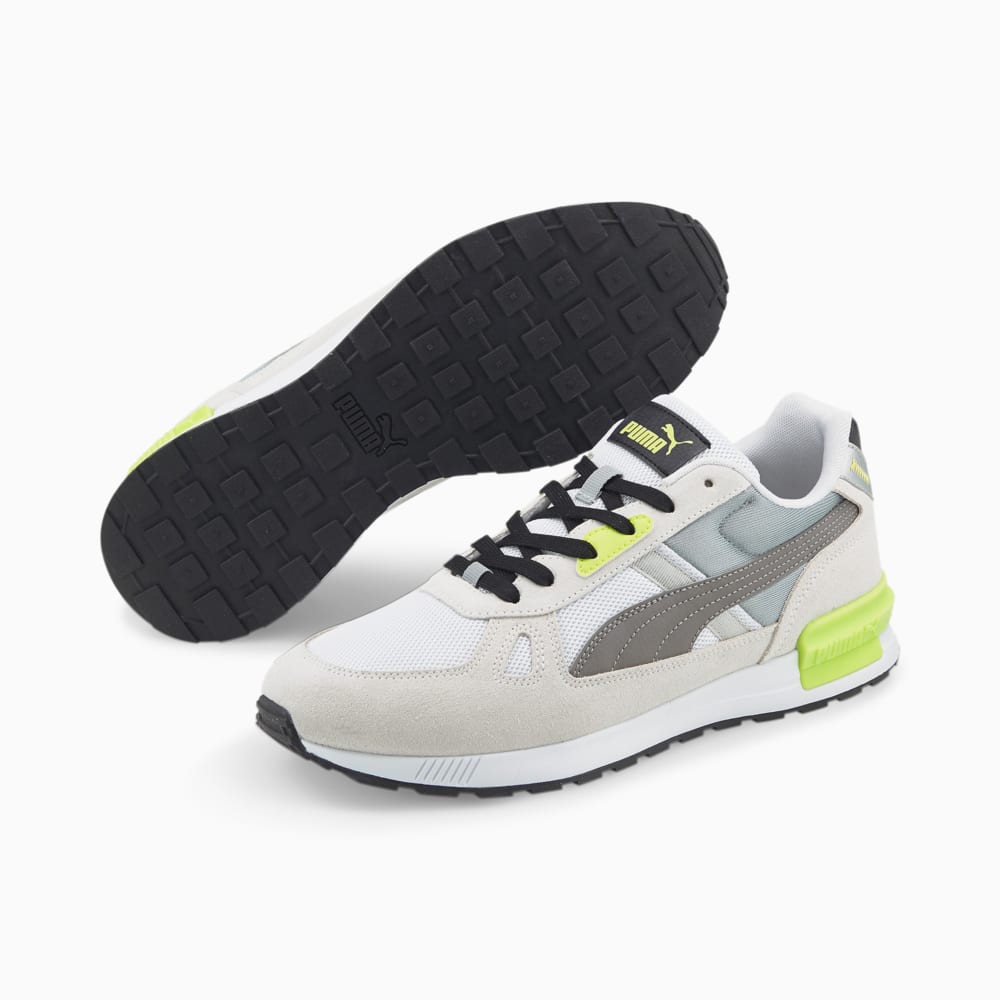 Изображение Puma Кроссовки Graviton Pro #2: Puma White-Steel Gray-Quarry-Limepunch